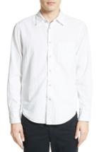 Men's Rag & Bone Standard Issue Solid Sport Shirt, Size - White