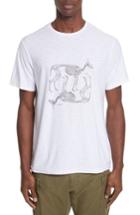 Men's Ovadia & Sons Animal Skeleton Graphic T-shirt - White