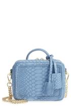 Jules Kae Sienna Faux Leather Crossbody Bag - Blue