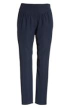 Women's Emporio Armani Yoke Waist Crop Pants Us / 48 It - Blue