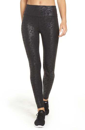 Women's Hpe High Waist Bronze Micro Camo Leggings