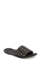 Women's Beek Lovebird Studded Slide Sandal M - Black