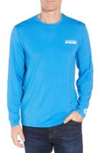 Men's Vineyard Vines X Shark Week(tm) Logo Long Sleeve T-shirt - Blue