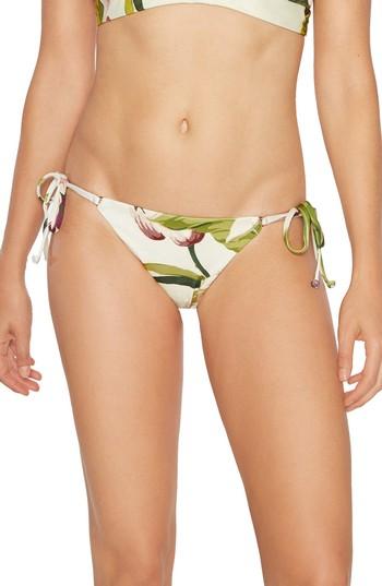 Women's Robin Piccone Moana Skimpy Side Tie Bikini Bottoms - Ivory