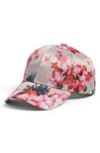 Women's Collection Xiix Floral Print Baseball Cap - Pink