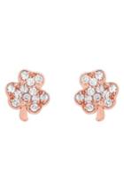 Women's Mini Mini Jewels Diamond Icon Shamrock Earring