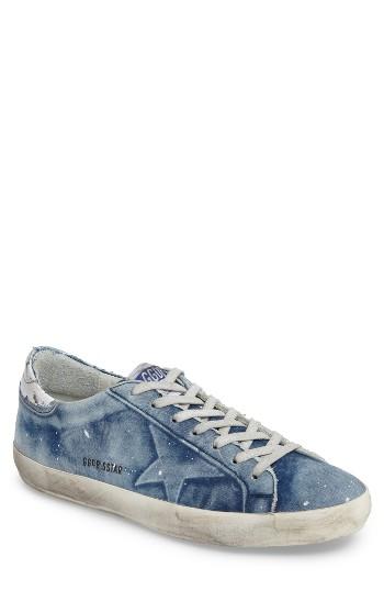 Men's Golden Goose 'superstar' Sneaker Eu - Blue