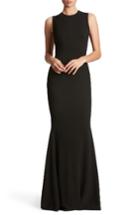 Women's Dress The Population Eve Crepe Mermaid Gown, Size - Black