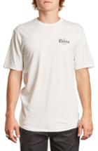 Men's Brixton X Coors Cask T-shirt, Size - White