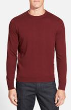 Men's Nordstrom Men's Shop Cotton & Cashmere Crewneck Sweater - Red