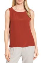 Women's Eileen Fisher Tencel Blend Tank, Size - Red