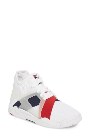 Women's Fila Cage 17 High Top Sneaker M - White