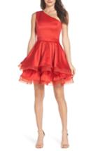 Women's Bronx And Banco Emmanuel One-shoulder Party Dress Us / 6 Au - Red