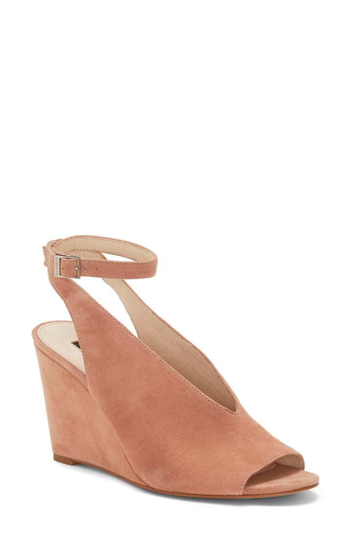 Women's Louise Et Cie Ankle Strap Wedge Sandal M - Beige