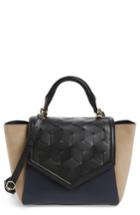 Welden Saunter Calfskin Leather Top Handle Satchel - Black