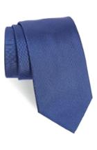 Men's Armani Collezioni Solid Silk Tie, Size - Blue