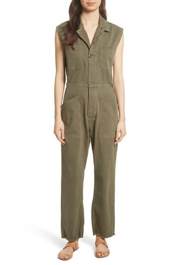 Women's Frame Le Service Twill Jumpsuit - Green