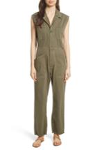 Women's Frame Le Service Twill Jumpsuit - Green