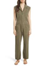 Women's Frame Le Service Twill Jumpsuit - Green