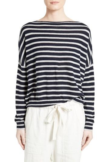 Women's Vince Skinny Stripe Cashmere Sweater