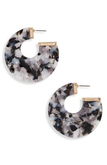 Women's Bp. Flat Resin Hoop Earrings