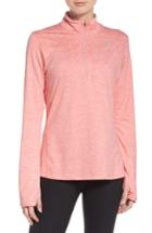 Women's Nike 'element' Dri-fit Half Zip Performance Top - Pink