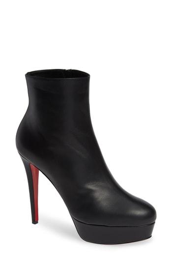 Women's Christian Louboutin Bianca Platform Bootie Us / 35eu - Black