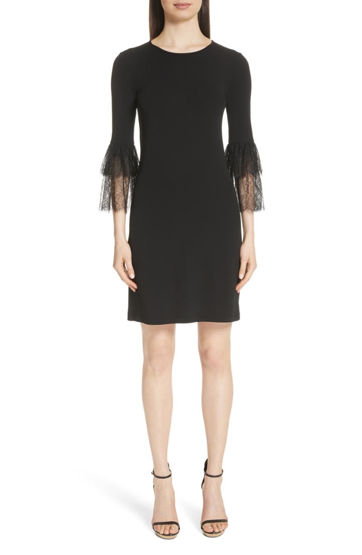 Women's Michael Kors Lace Cuff Matte Jersey Dress