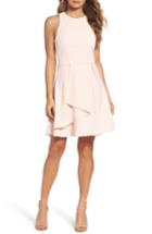 Women's Adelyn Rae Athena Fit & Flare Dress - Pink