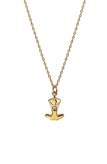 Women's Erica Anenberg Anjali Salutation Charm Necklace