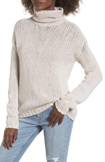 Women's Lovers + Friends Hawken Turtleneck Sweater - Ivory