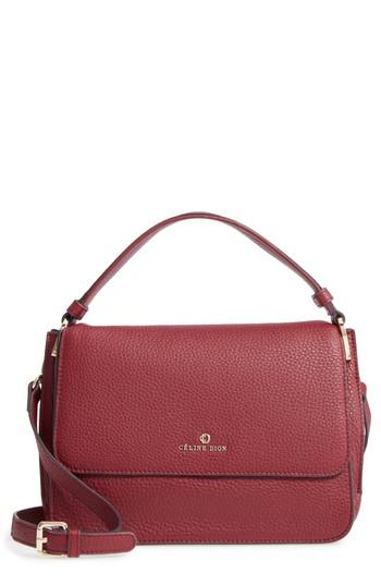 Celine Dion Adagio Leather Satchel - Red