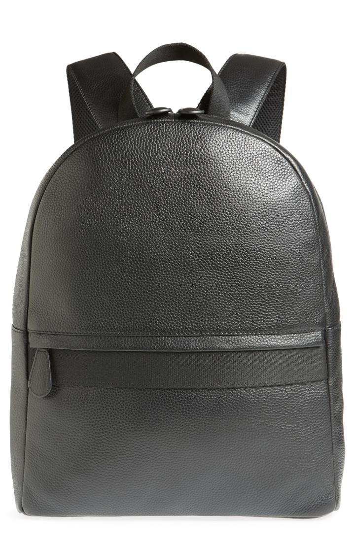 Men's Ted Baker London Rickrak Leather Backpack -