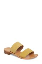 Women's Coconuts By Matisse Limelight Slide Sandal M - Yellow