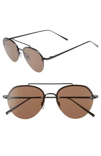 Women's Bp. Gradient Aviator Sunglasses - Black/black