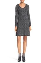 Women's M Missoni Metallic Knit Fit & Flare Dress