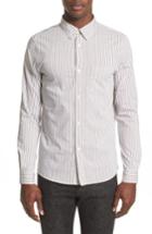 Men's A.p.c. Franklin Extra Trim Fit Stripe Sport Shirt