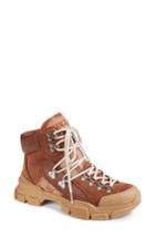 Women's Gucci Journey Lace-up Boot Us / 39eu - Brown