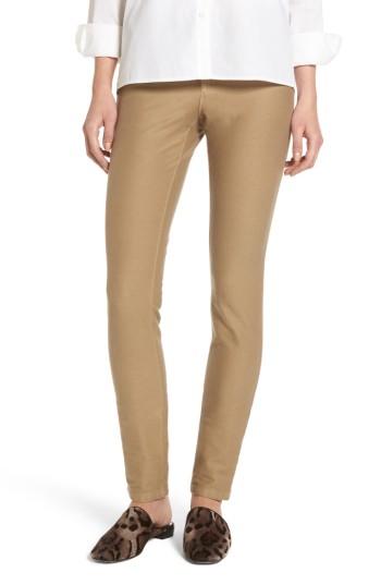 Women's Nic+zoe Knit Denim Skinny Pants - Brown