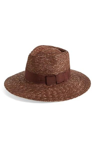 Women's Brixton 'joanna' Straw Hat - Brown