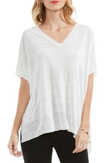 Women's Vince Camuto Slub Linen Blend Sweater