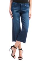 Women's Liverpool Jeans Company High Waist Release Hem Crop Wide Leg Jeans