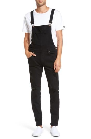 Men's Dr. Denim Supply Co. Ira Skinny Fit Overalls X 32 - Black