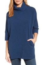 Women's Caslon Zip Back Pullover /small - Blue