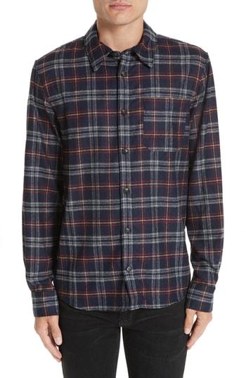 Men's A.p.c. Check Flannel Shirt