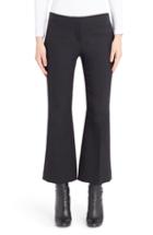 Women's Alexander Mcqueen Kickback Crop Flare Pants Us / 38 It - Black