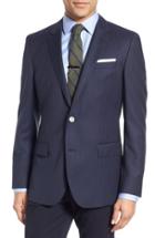 Men's Boss Hutsons Trim Fit Herringbone Wool Sport Coat