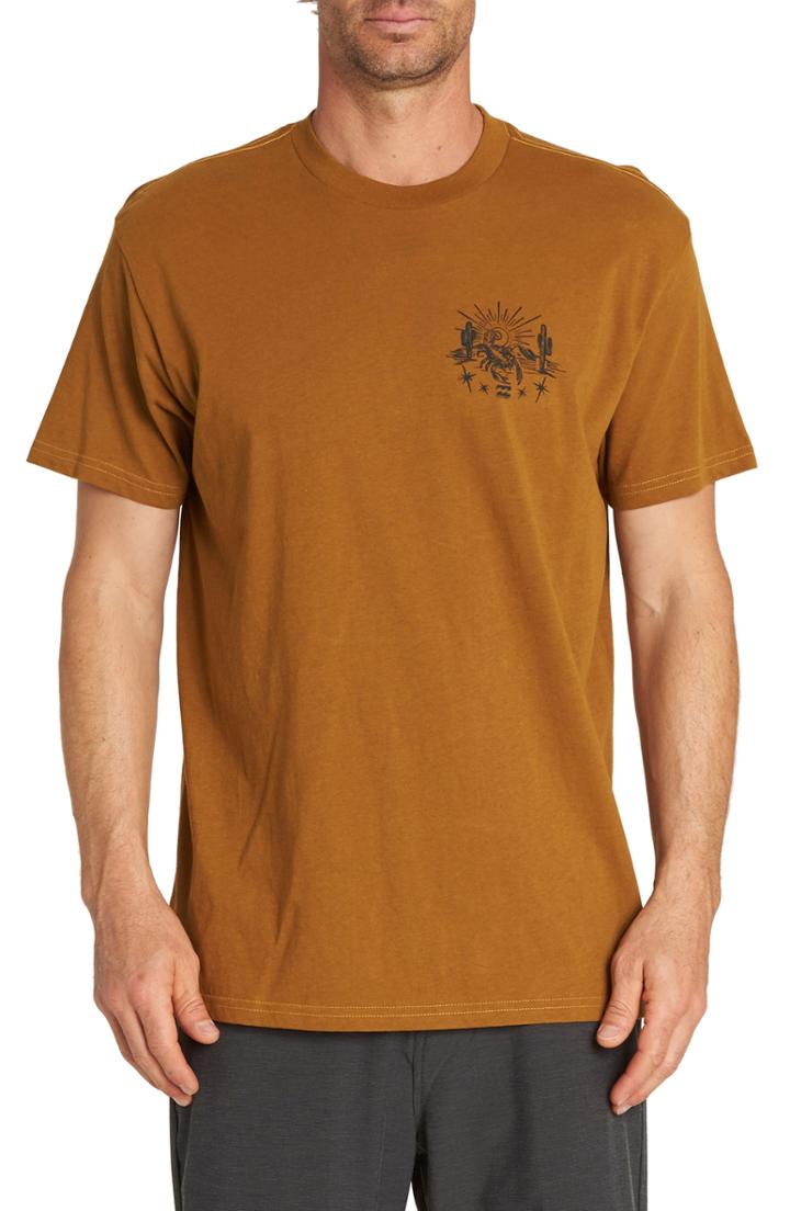 Men's Billabong Gracias T-shirt - Yellow