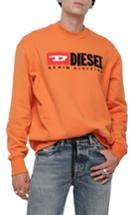 Men's Diesel S-crew-division Sweatshirt - Orange