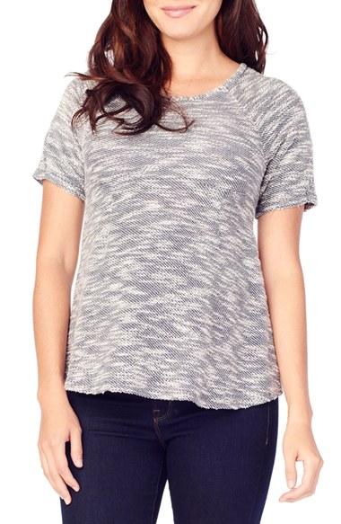 Women's Ingrid & Isabel Boucle Maternity Top - Blue